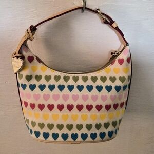 Dooney & Bourke Mini Hearts Bucket Bag